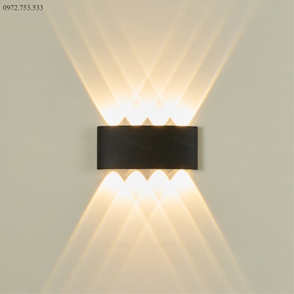 Đèn Tường LED đèn hắt chống nước 2 đều 8W Hiện Đại DT/10002-26